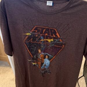 Star Wars Dark Brown Graphic Tee